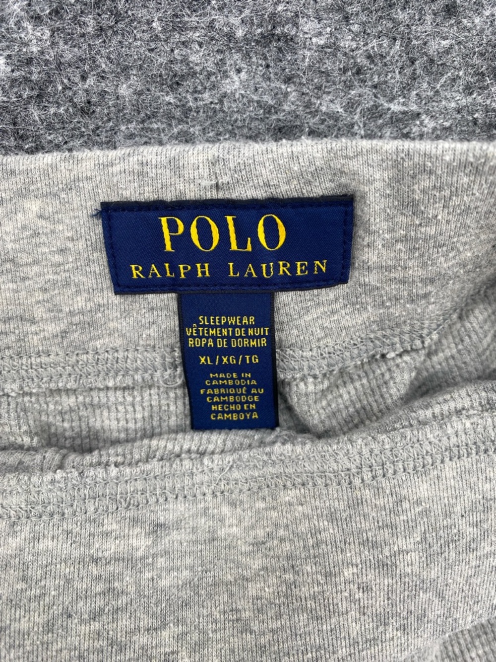 Polo Ralph Lauren Men's Waffle Knit Sleep Jogger Pants - Gray XL - Picture 8 of 11